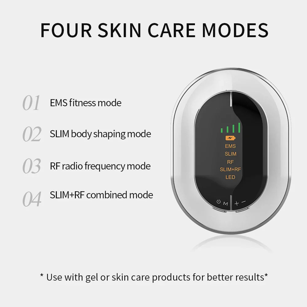NNEOBA 4-in-1 Cordless Electric Body Sculpting Massager Anti-Cellulite White