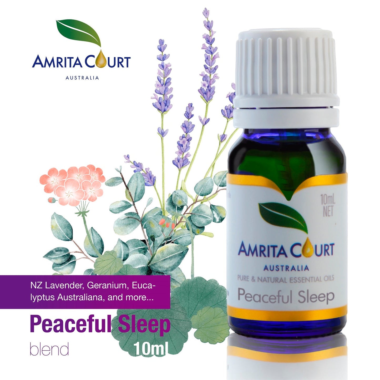 Peaceful Sleep+Wood Diffuser | Improve Sleep | Calming | Essential Oil Combo