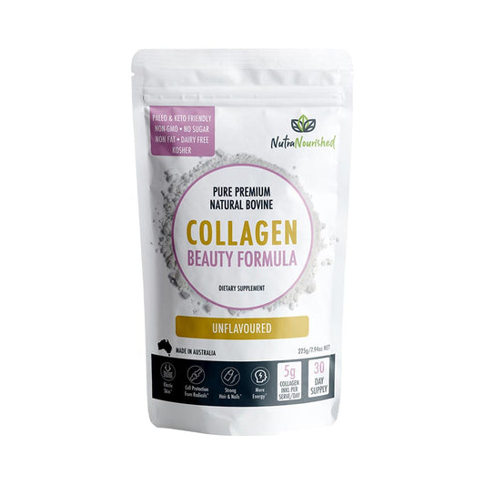 Collagen Beauty Formula Unflavoured - 225g | Nutra Nourished