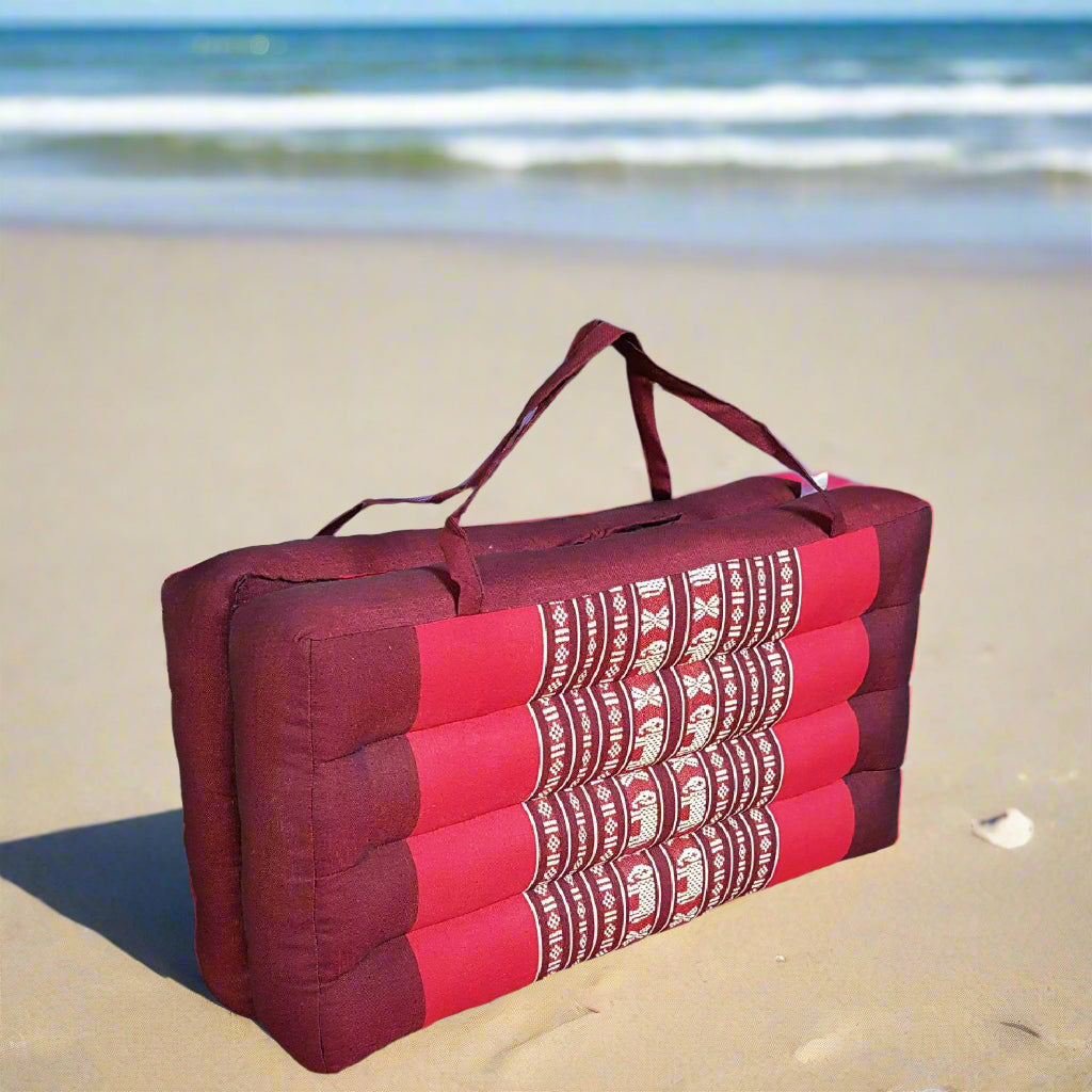 2-Fold Meditation Cushion Yoga Mat RedEle