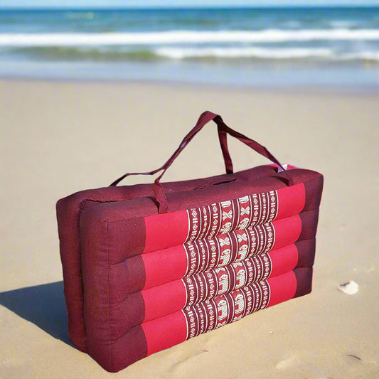 2-Fold Meditation Cushion Yoga Mat RedEle