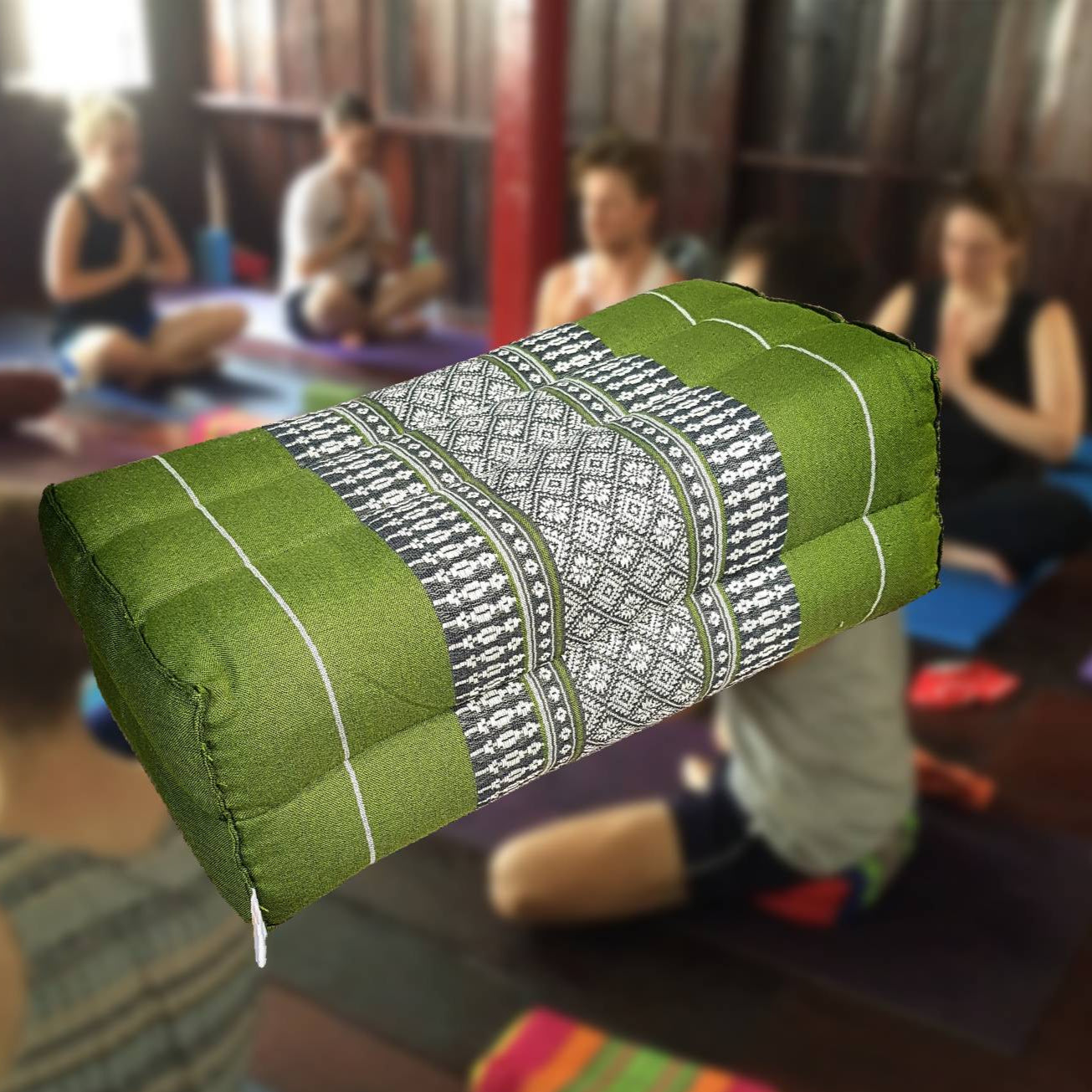 Yoga Block Meditation Cushion Green
