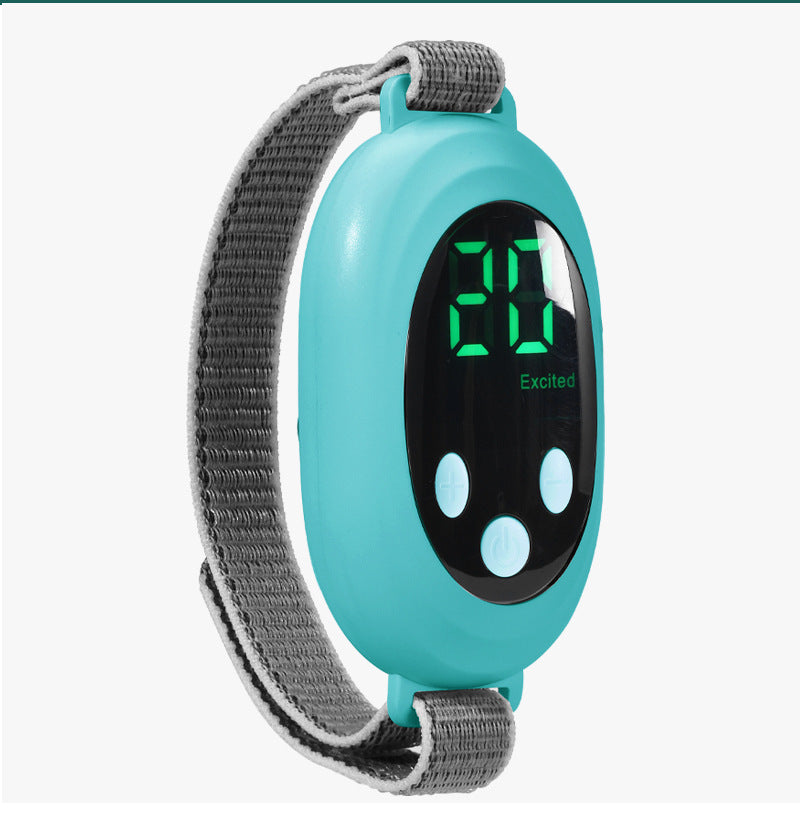 NNEDSZ Green Portable Sleep Aid Device - EMS Pulse Relaxation & Stress Relief Gadget with LED Display, Adjustable Wrist Strap