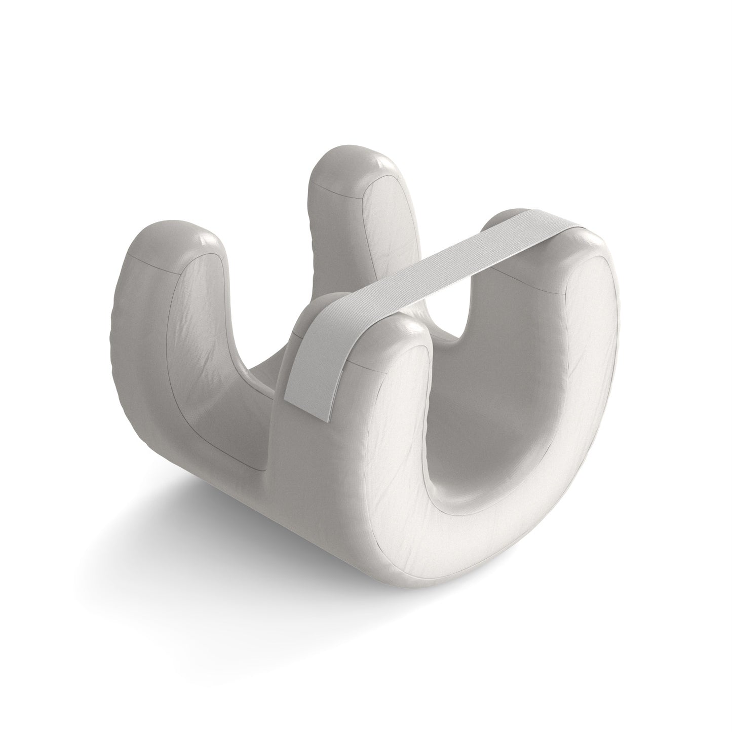 White Beauty Sleep Pillow - Contoured Memory Foam Pillow for Face & Neck Support